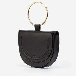 The Double Moon Crossbody - Black